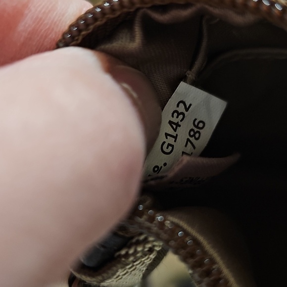 Coach Brown and Tan Signature C Wristlet - Picture 10 of 11